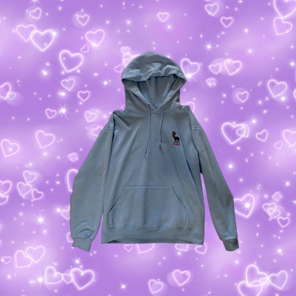 Baby blue Kendrick Lamar sweater